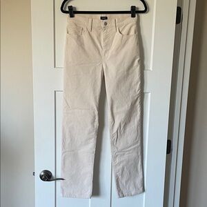 J. Crew Off-White Corduroy Pants